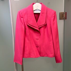 Kasper size 12 pink skirt and jacket set